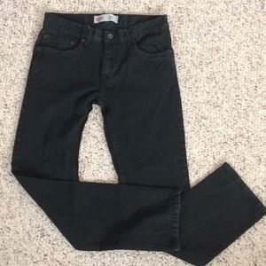 Levi black jeans Sz 29x29 18 reg